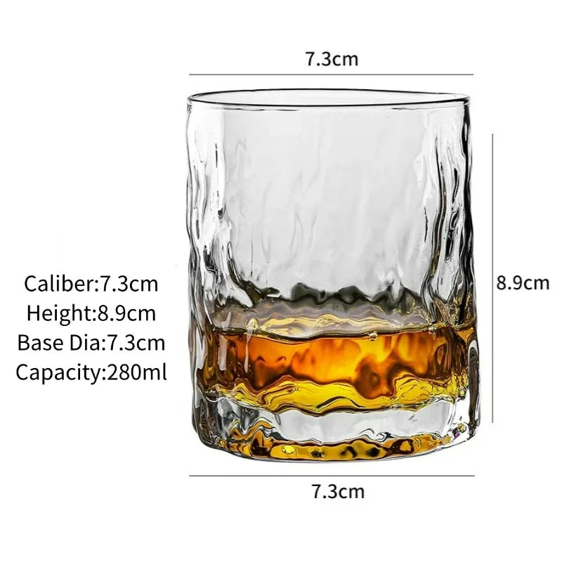 Classic Engraved Whiskey Tumbler – Clear Glass, 250ml - Willen