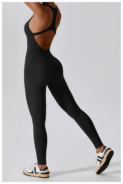 Seamless Workout Bodysuit – Sleeveless, Stretch Nylon-Spandex - Willen
