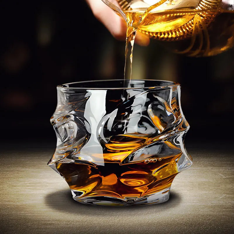 Classic Engraved Whiskey Tumbler – Clear Glass, 250ml - Willen