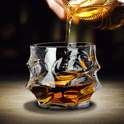 Classic Engraved Whiskey Tumbler – Clear Glass, 250ml - Willen