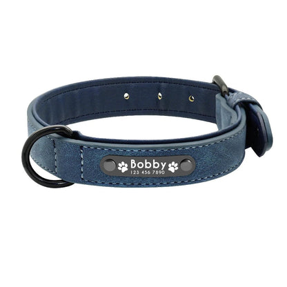 Willen BarkID™ — Engraved Leather Collar & Lead - Personalized Leather Dog Collar & Leash Set | Willen