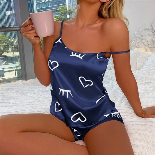 Willen ÉlanSet™ — Ice - Silk Sleepwear Duo - Women's Sleep Set | Willen