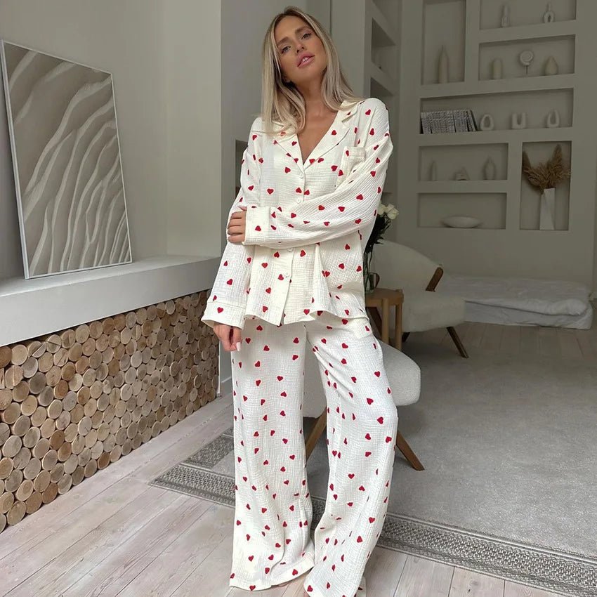 Willen LunaCotton™ — Long - Sleeve Pajama Set - Women's Pajama Set | Willen