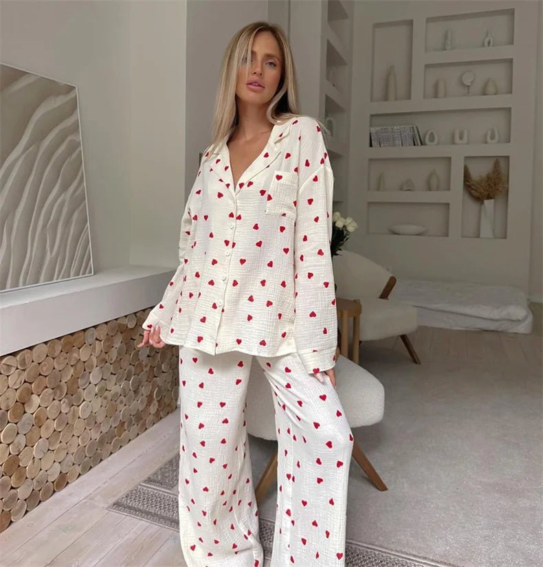 Willen LunaCotton™ — Long - Sleeve Pajama Set - Women's Pajama Set | Willen