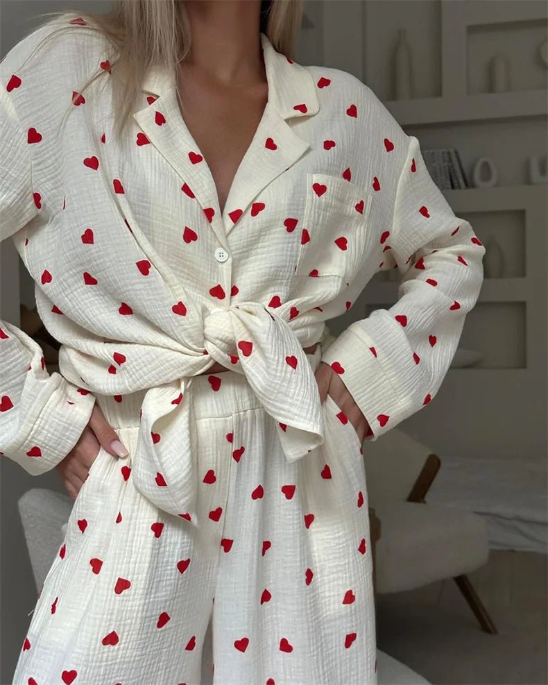 Willen LunaCotton™ — Long - Sleeve Pajama Set - Women's Pajama Set | Willen