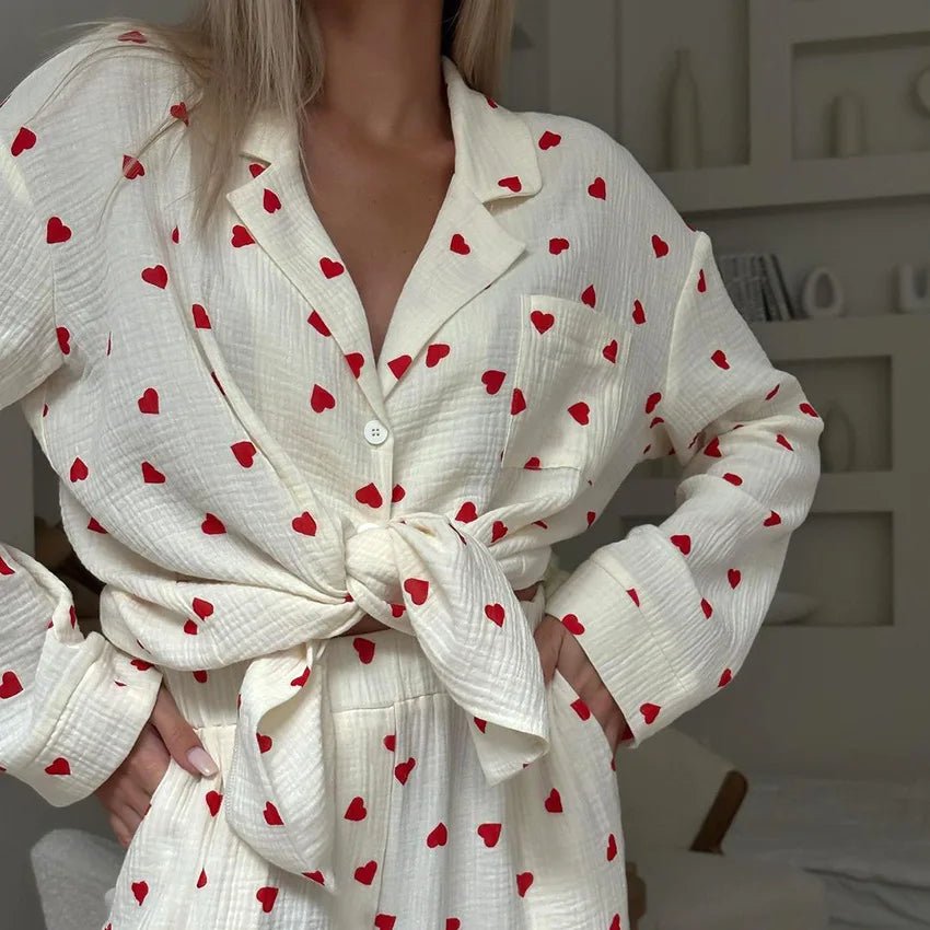 Willen LunaCotton™ — Long - Sleeve Pajama Set - Women's Pajama Set | Willen