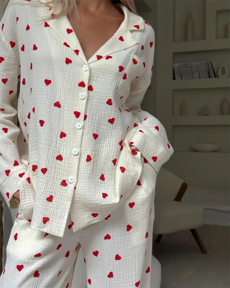 Willen LunaCotton™ — Long - Sleeve Pajama Set - Women's Pajama Set | Willen