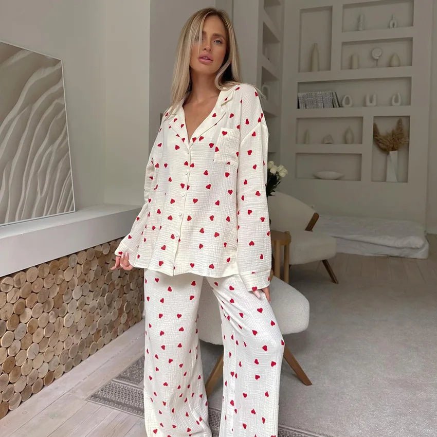 Willen LunaCotton™ — Long - Sleeve Pajama Set - Women's Pajama Set | Willen