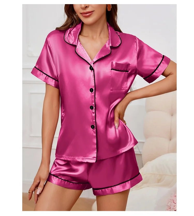Willen LunaSatin™ — Summer Sleepwear Set - Women's Pajama Set | Willen