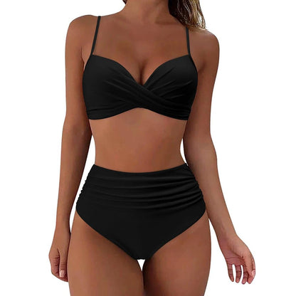 Willen Marelune™ — High - Waist Printed Bikini - Women's Bikini Set | Willen