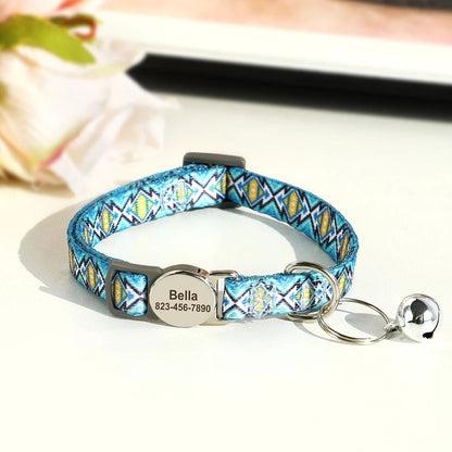 Willen MeowMark™ — Custom Engraved Cat Collar - Personalized Pet Collar | Willen