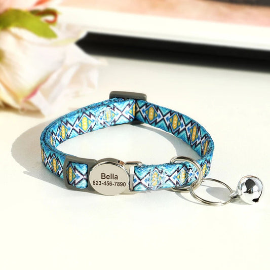 Willen MeowMark™ — Custom Engraved Cat Collar - Personalized Pet Collar | Willen