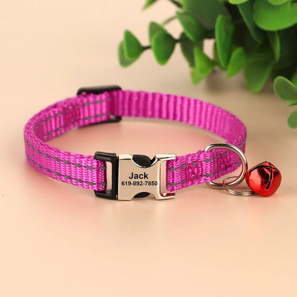 Willen MeowMark™ — Custom Engraved Cat Collar - Personalized Pet Collar | Willen
