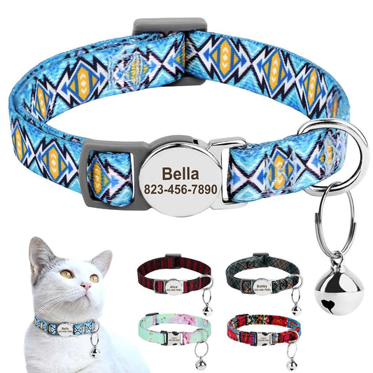 Willen MeowMark™ — Custom Engraved Cat Collar - Personalized Pet Collar | Willen
